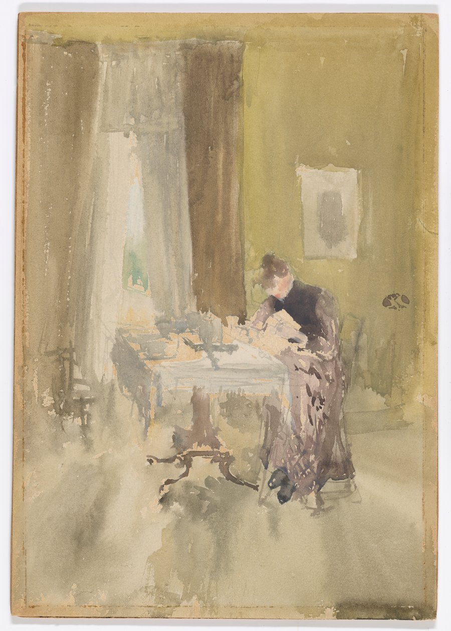Menekşe ve Amber-Çay by James Abbott McNeill Whistler