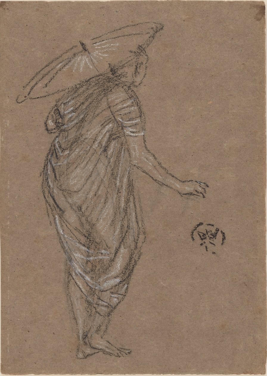 Şemsiyeli kadın by James Abbott McNeill Whistler