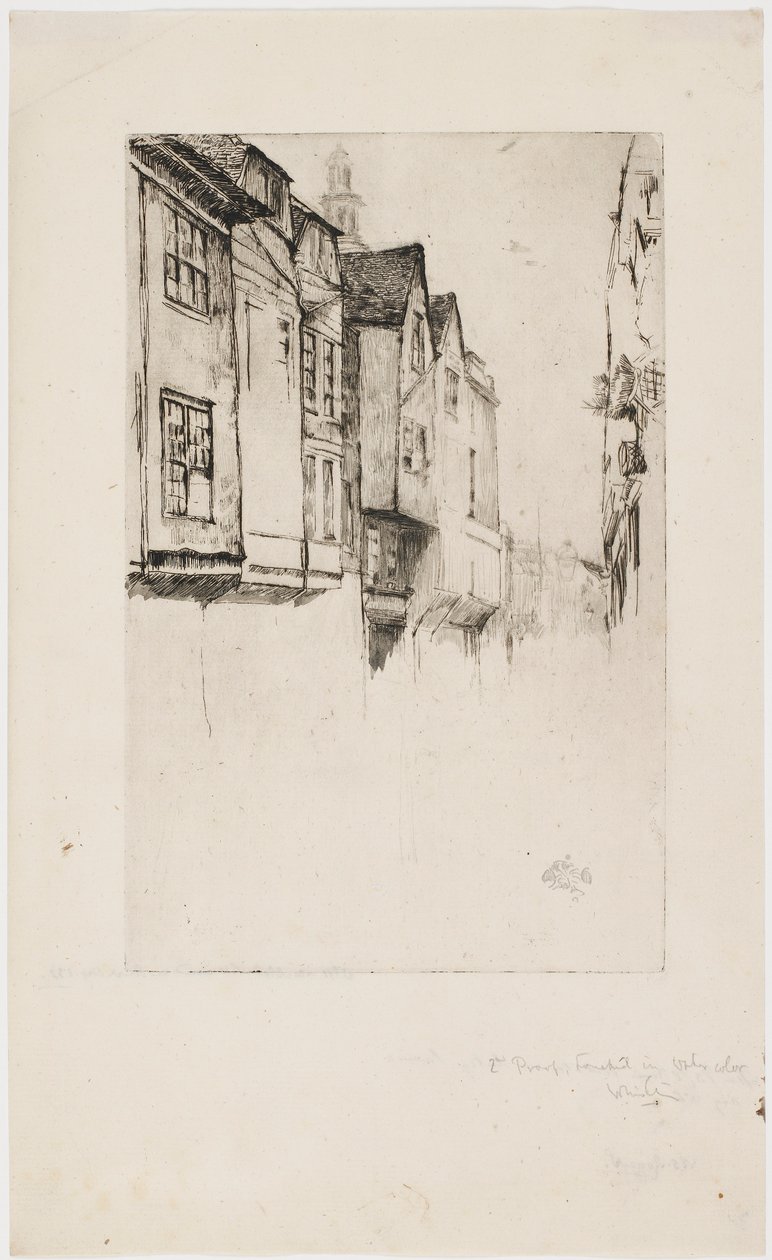 Wych Caddesi, Londra by James Abbott McNeill Whistler