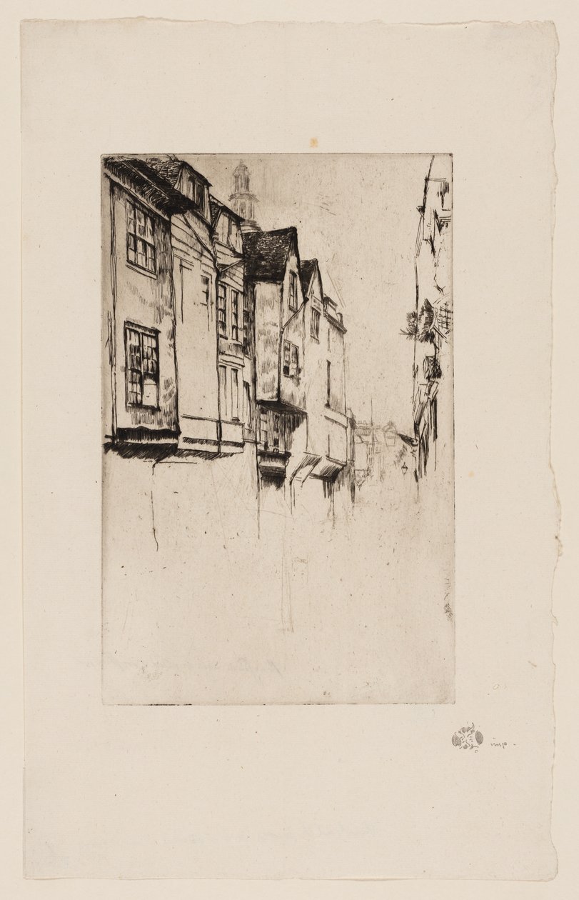 Wych Caddesi, Londra by James Abbott McNeill Whistler