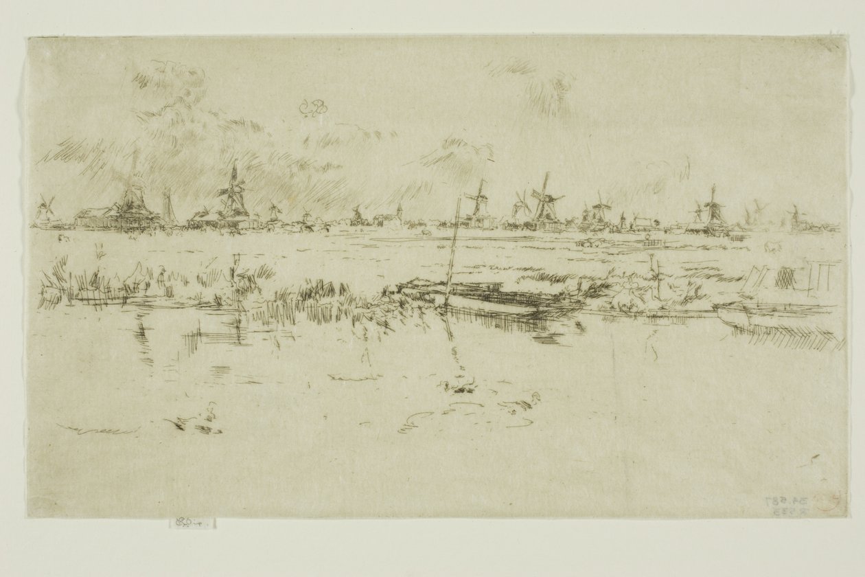 Zaandam by James Abbott McNeill Whistler