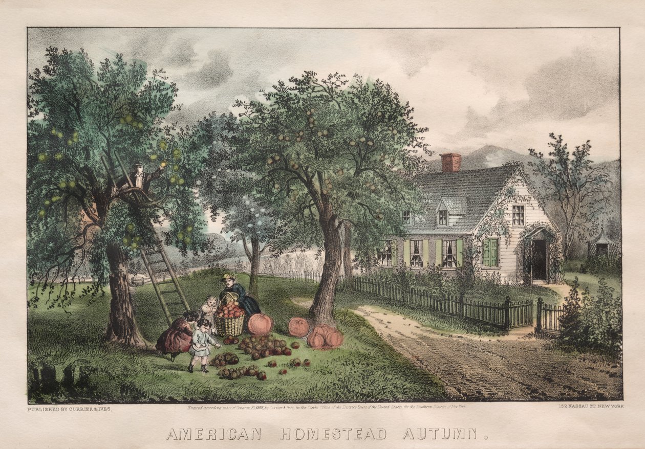 amerikan çiftliği by James Merritt Ives