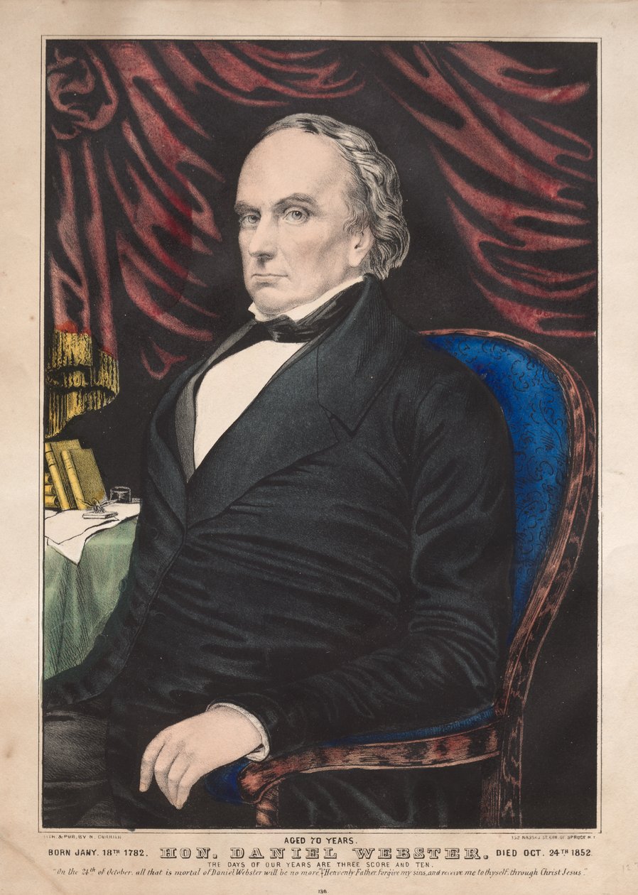 Tatlım. Daniel Webster, 70 Yaşında by James Merritt Ives