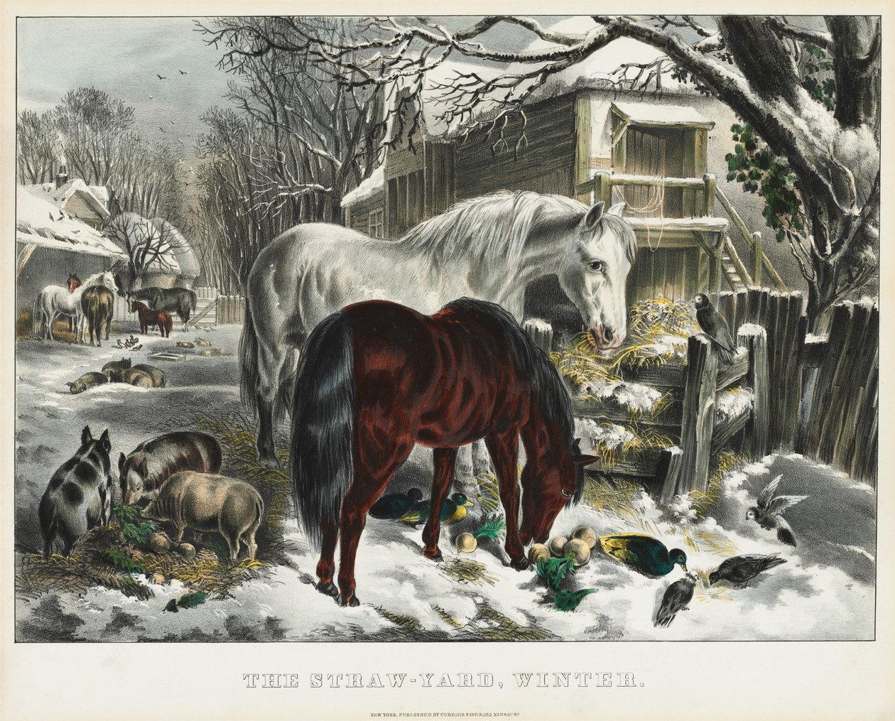 Hasır, Kış by James Merritt Ives