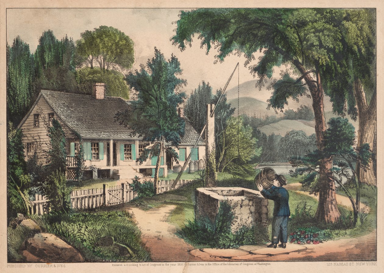 Eski Meşe Kova. by James Merritt Ives