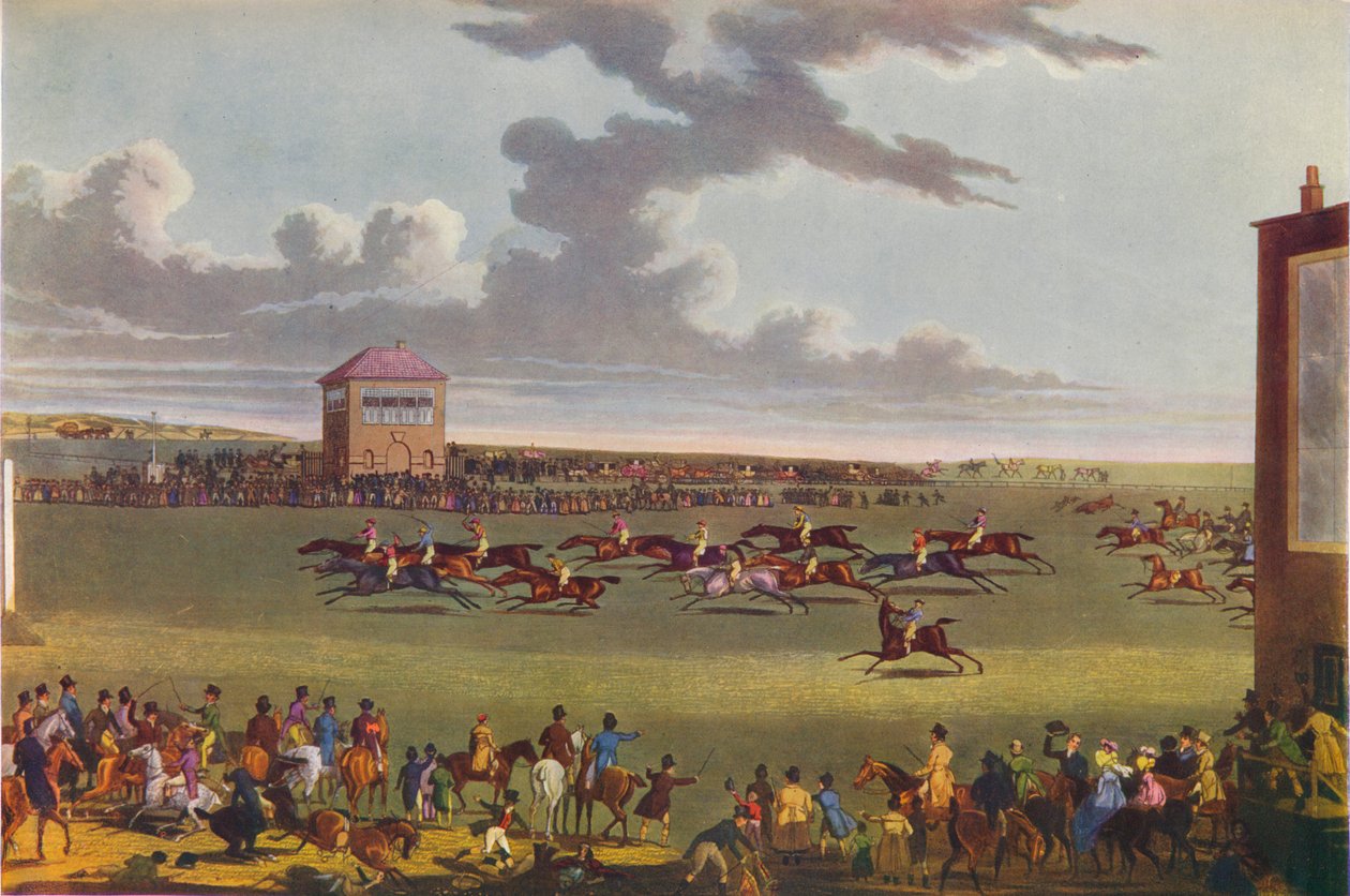 Newmarket Yarışları, 1909. by James Pollard