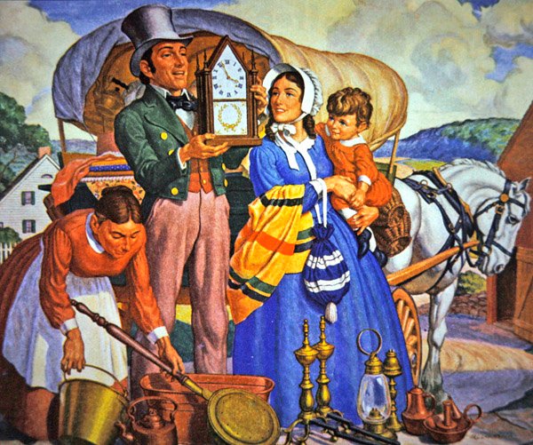 Gezgin Satıcı (renkli taş) by James Reid (after) Lambdin