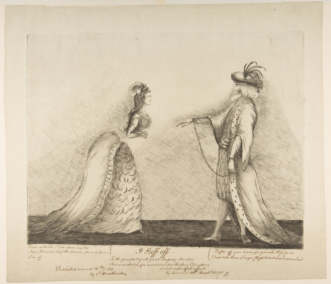 Bir Puff Off, ca. 1782. by James Sayers