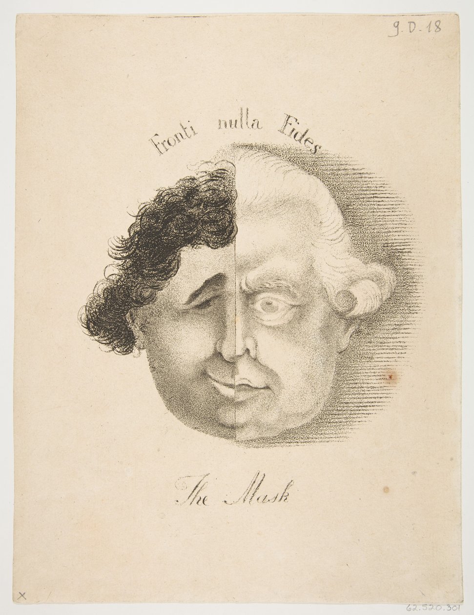 Maske, 21 Mayıs 1783. by James Sayers