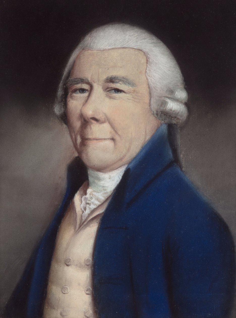 Jesse Andrewes (gri kağıt üzerine pastel) by James Sharples