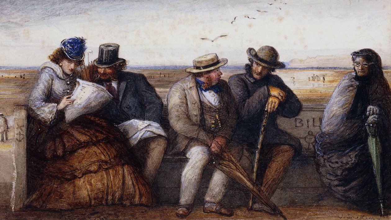 Sahil dedikoduları, by James Smetham