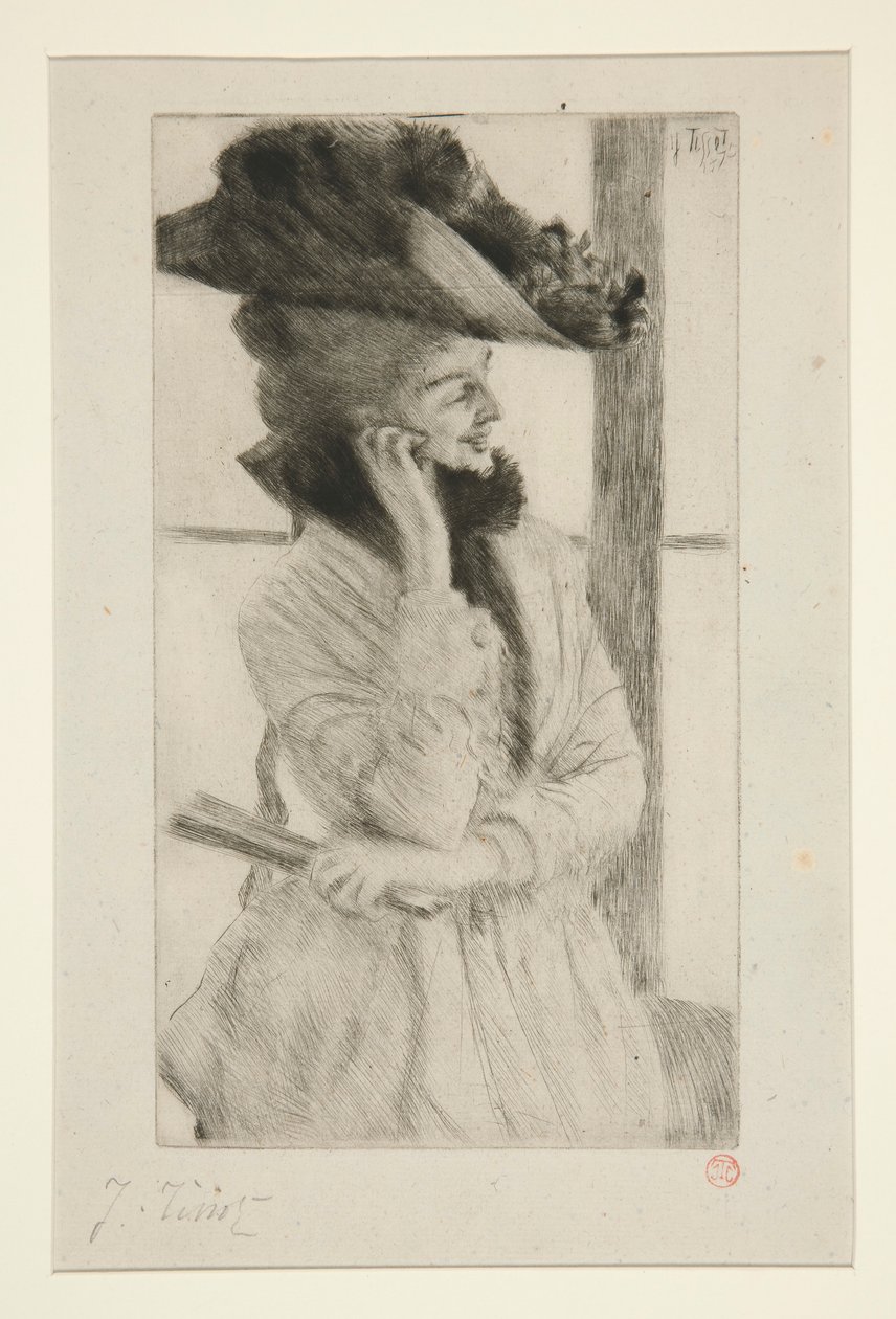 Pencerede by James Tissot