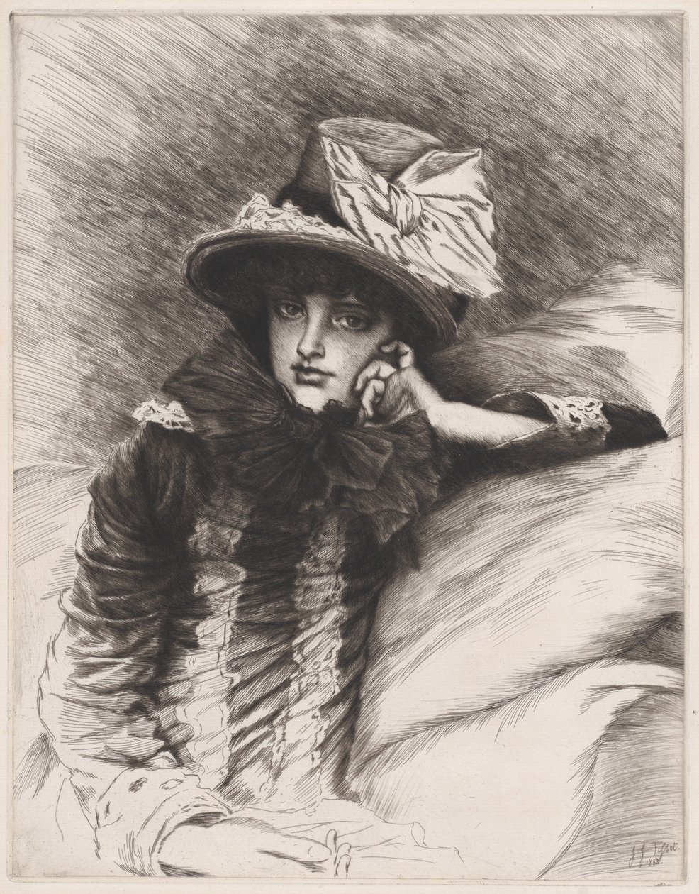 Bertha, 1883. by James Tissot