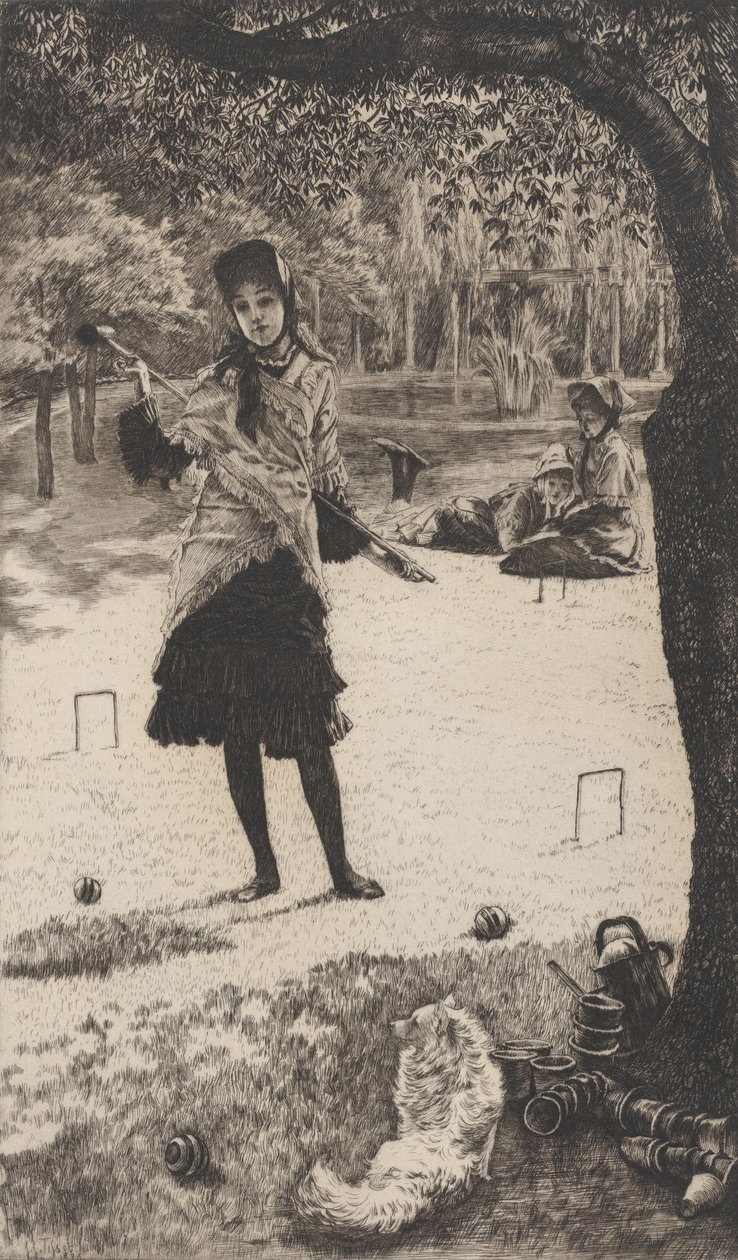 Kroket, 1878. by James Tissot