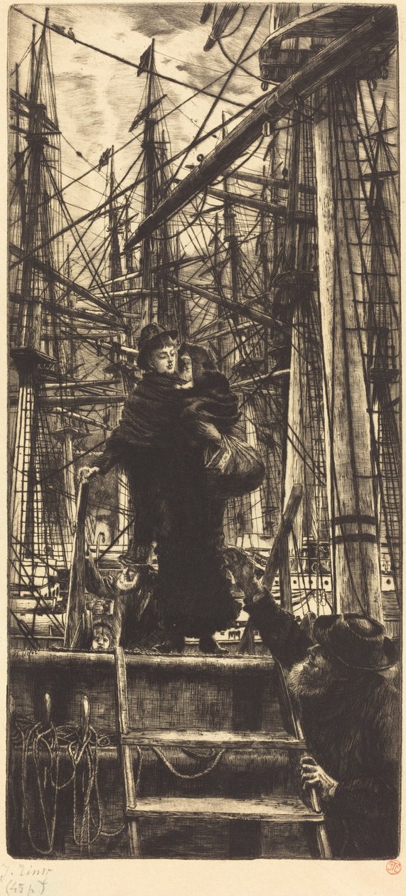 Göçmenler, 1880. by James Tissot