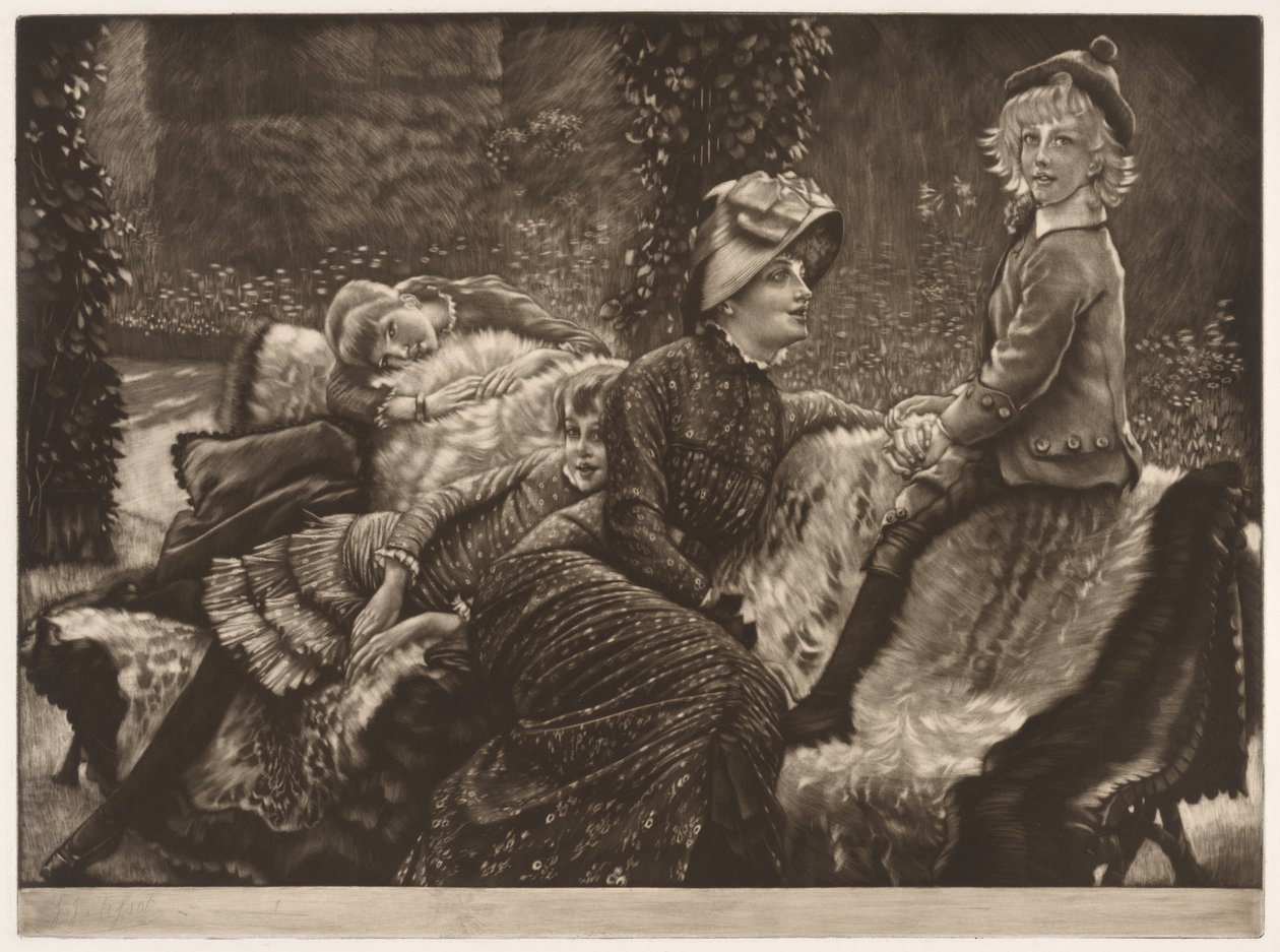 Bahçe Bankı by James Tissot