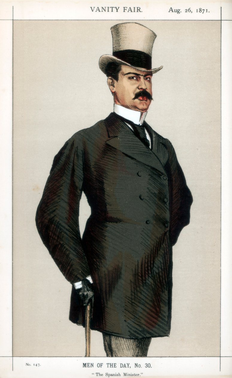 İspanyol Bakan, 1871. by James Jacques Joseph Tissot