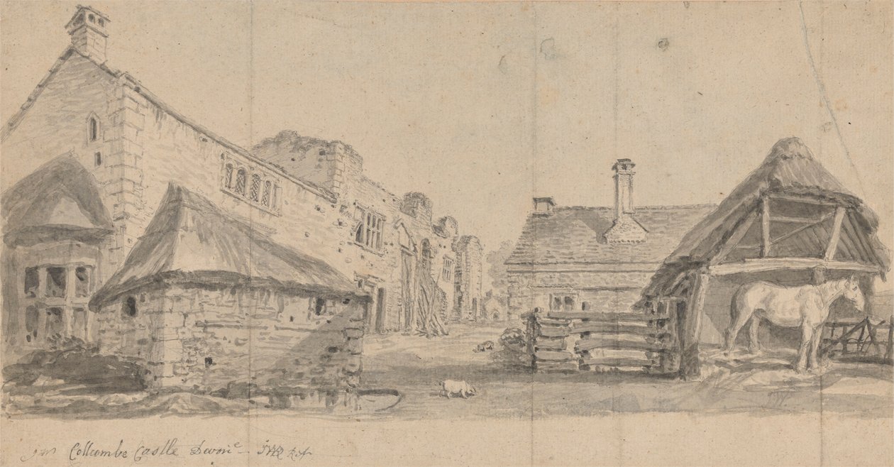 Collcombe Kalesi, Devonshire by James Ward