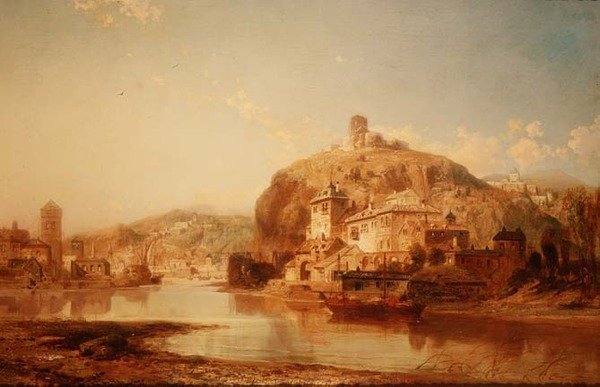 Ren Nehri üzerindeki Katz Kalesi by James Webb