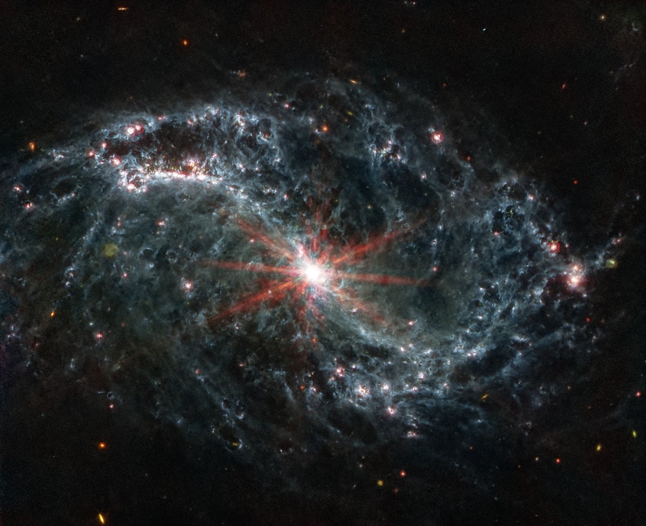 NGC 7496 (MIRI Görüntüsü) by James Webb Space Telescope (NASA)