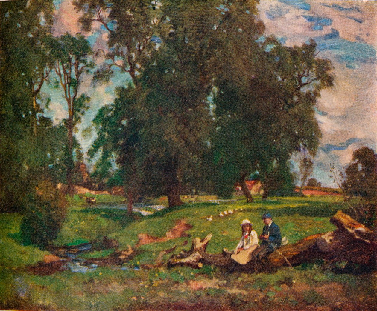 Çayır, c20. yüzyıl by James Whitelaw Hamilton