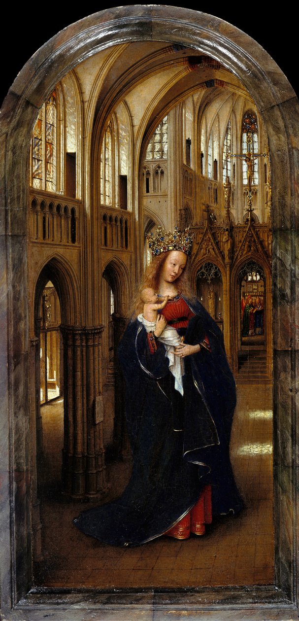 Kilisedeki Madonna by Jan van Eyck