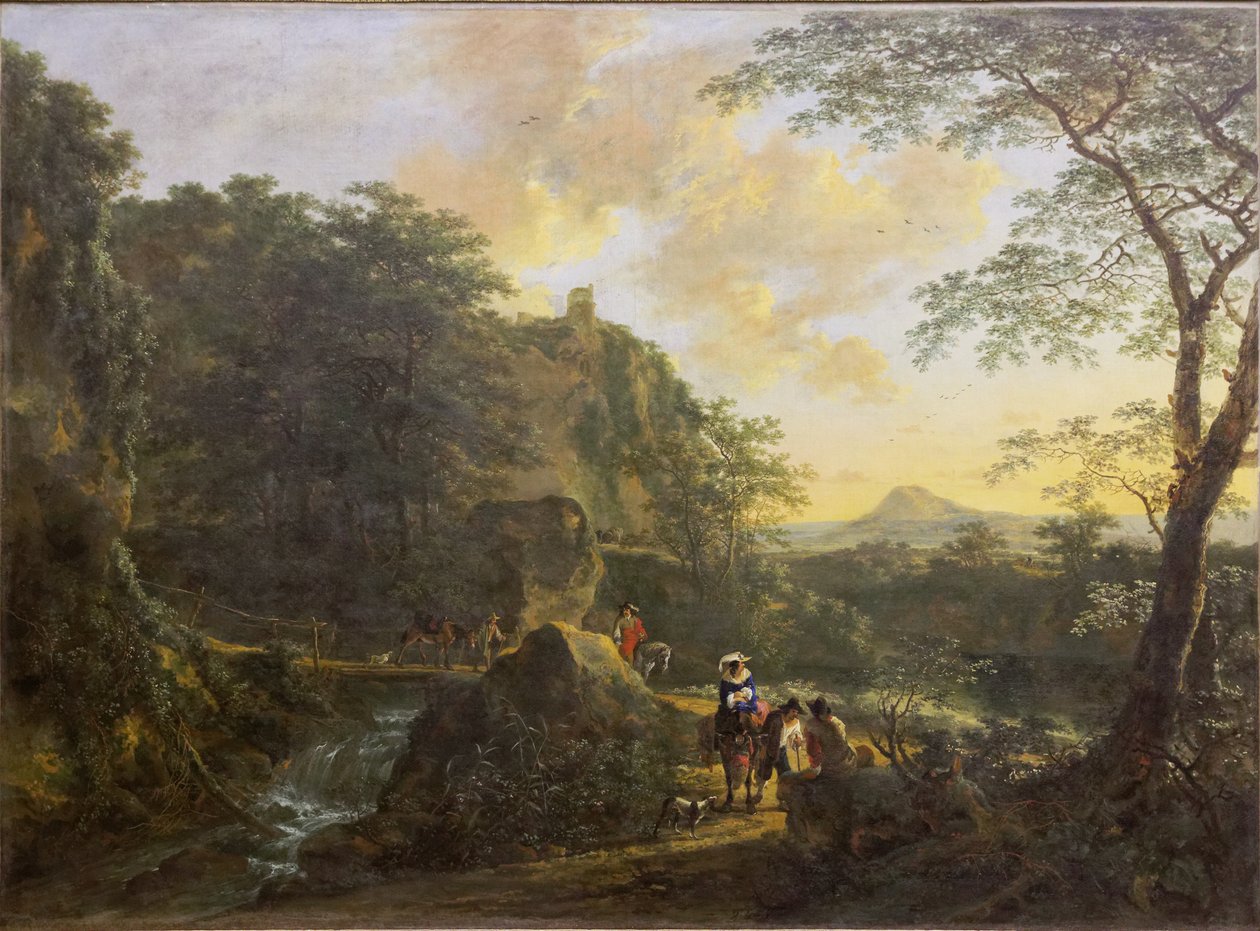 Şık gezginler by Jan Dirksz Both