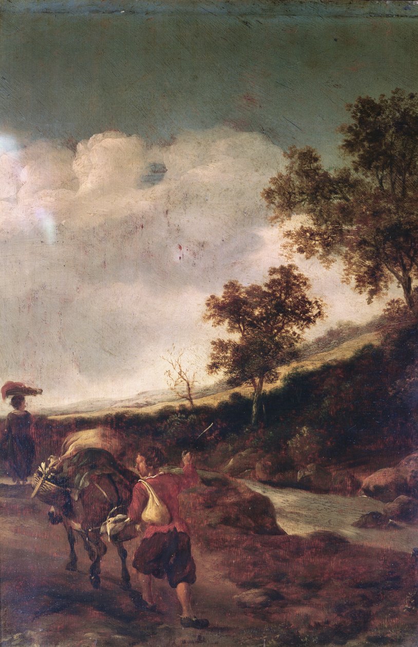 Köylü, Laden Katırını sürüyor, 17. yüzyıl by Jan Dirksz Both