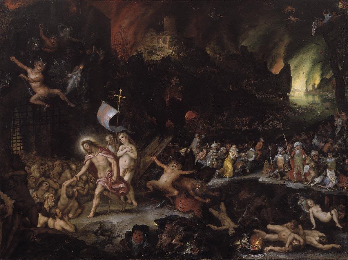 Arafta İsa by Jan the Elder Brueghel
