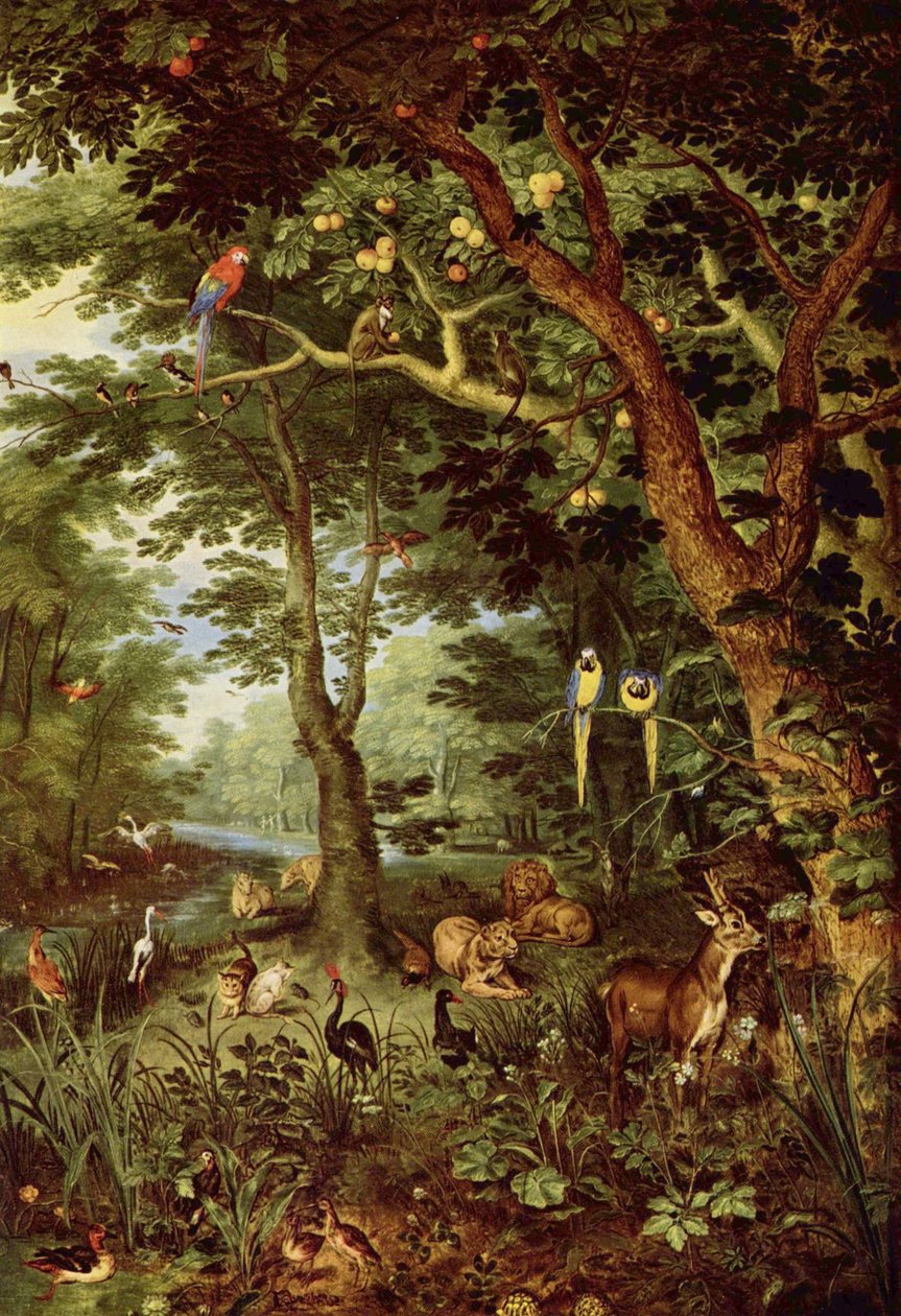Cennet by Jan the Elder Brueghel