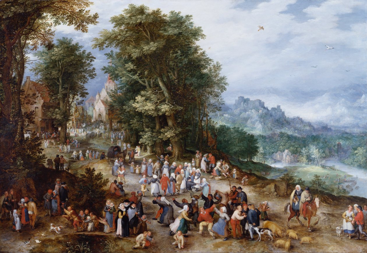 Flaman Fuarı by Jan the Elder Brueghel