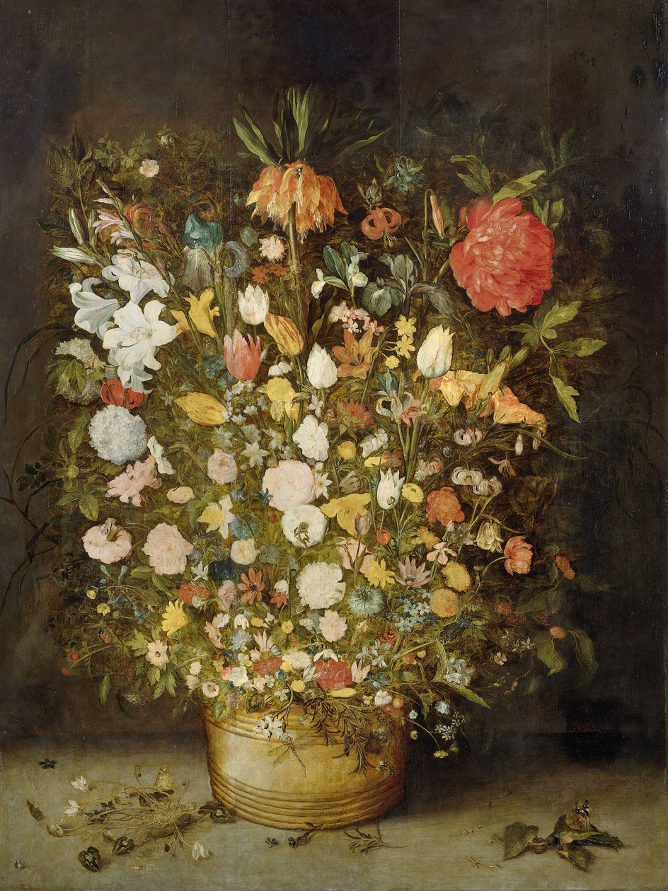 Çiçekli Natürmort, 1600-30 by Jan the Elder Brueghel