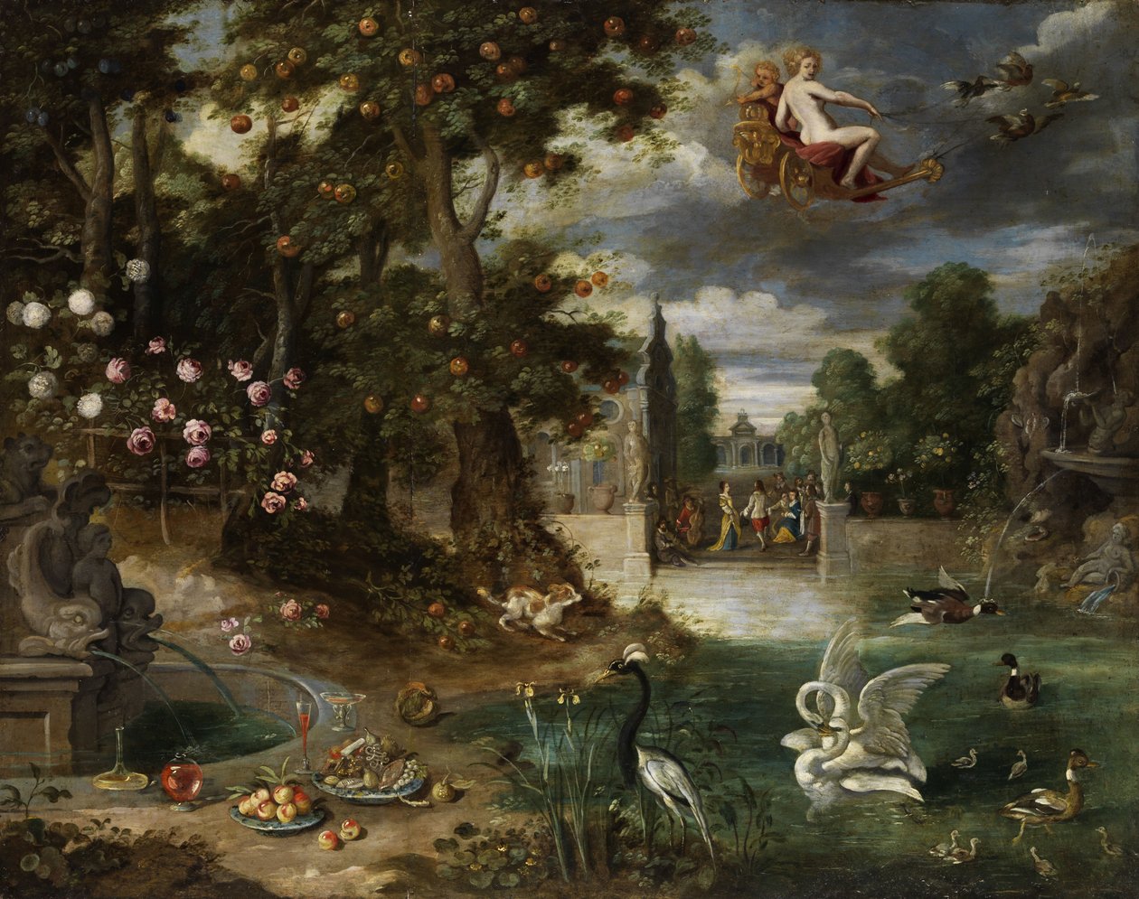 Aşkın muzaffer hediyeleri by Jan Brueghel the Younger