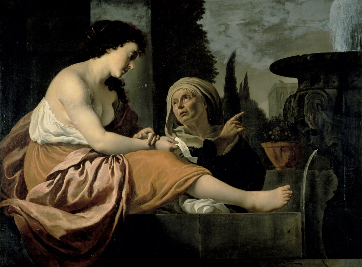Bathsheba tuvalette by Gerrit van Honthorst