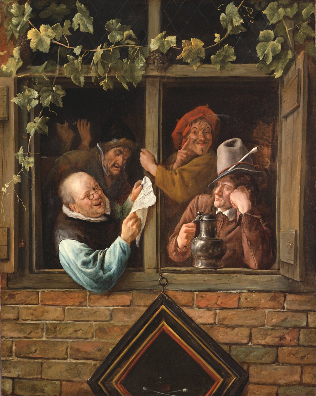 Penceredeki Retorikçiler by Jan Havickszoon Steen