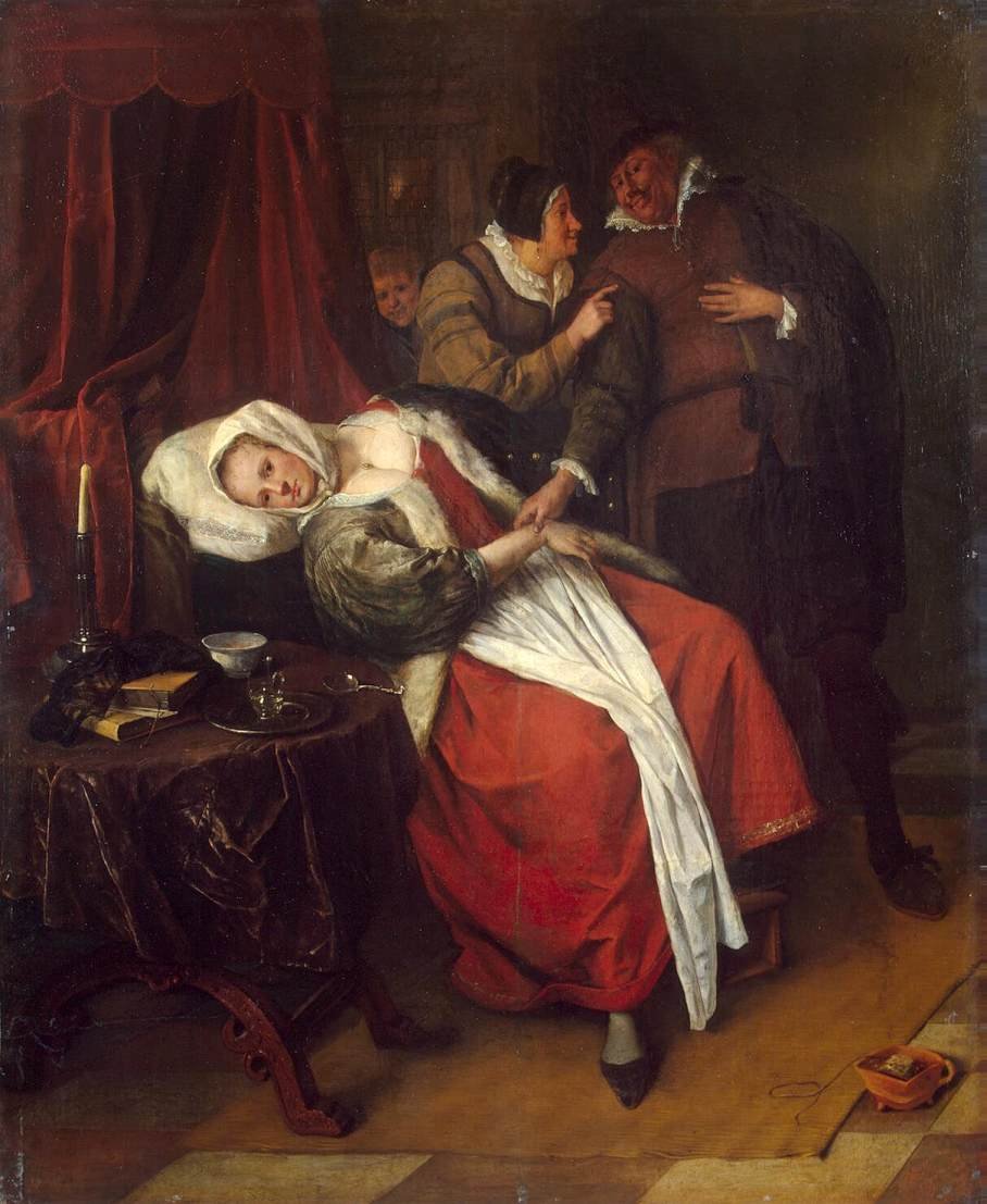 Doktorlar Ziyareti by Jan Havickszoon Steen
