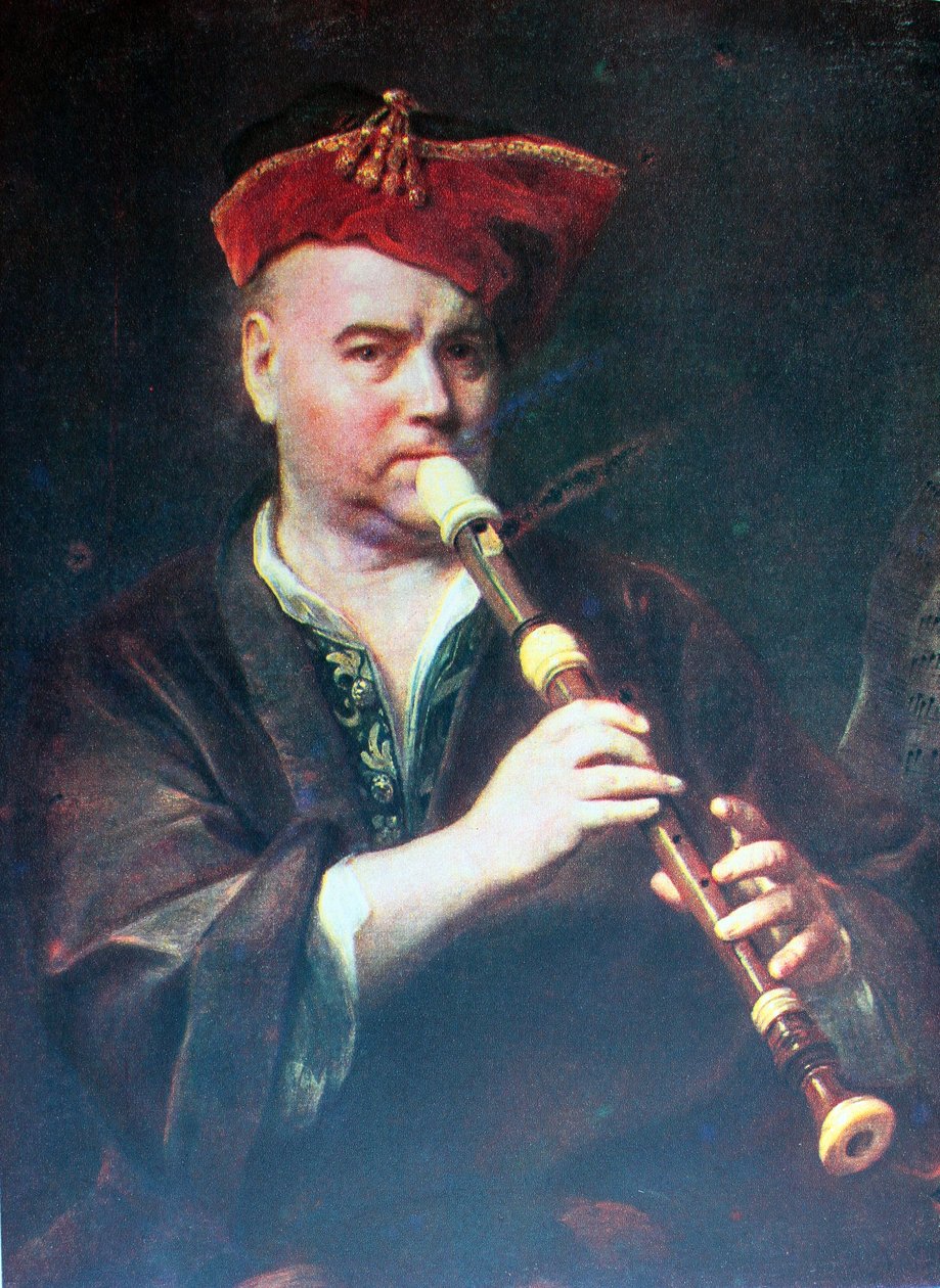 flüt çalar by Jan Kupecký
