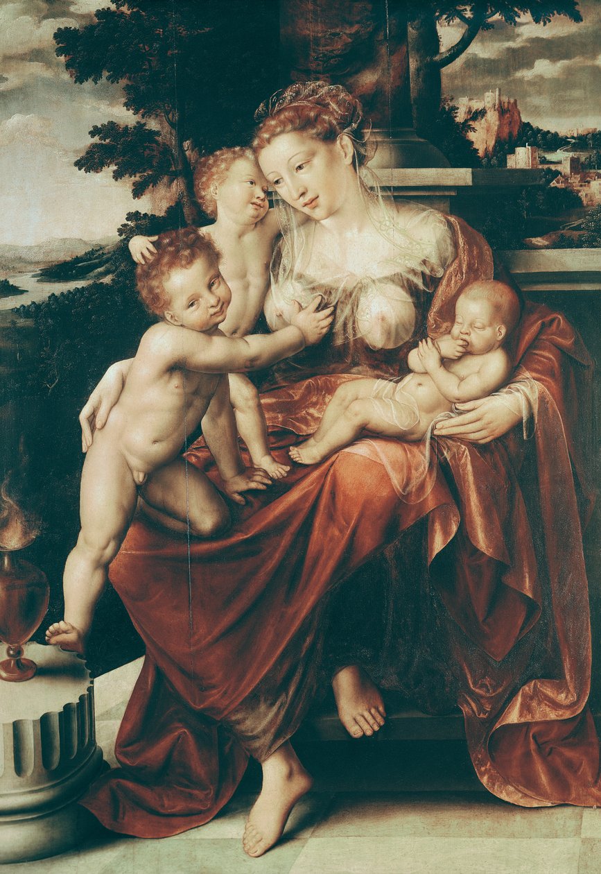 Hayırseverlik, 1544-58 by Jan Massys or Metsys