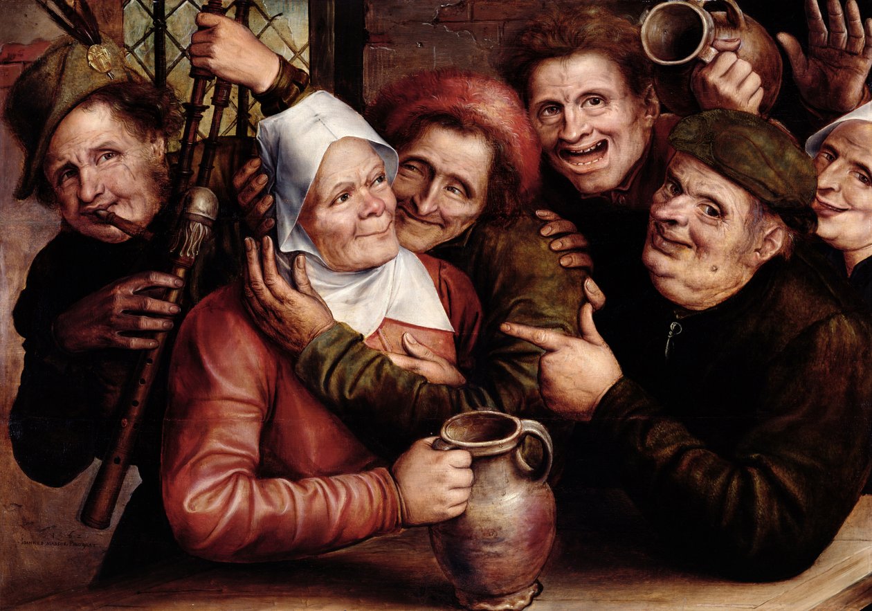 Neşeli Şirket, 1562 by Jan Massys or Metsys