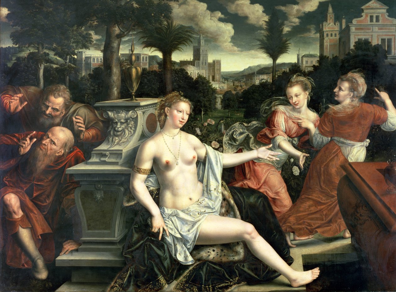 Susanna ve Yaşlılar, 1567 by Jan Massys or Metsys