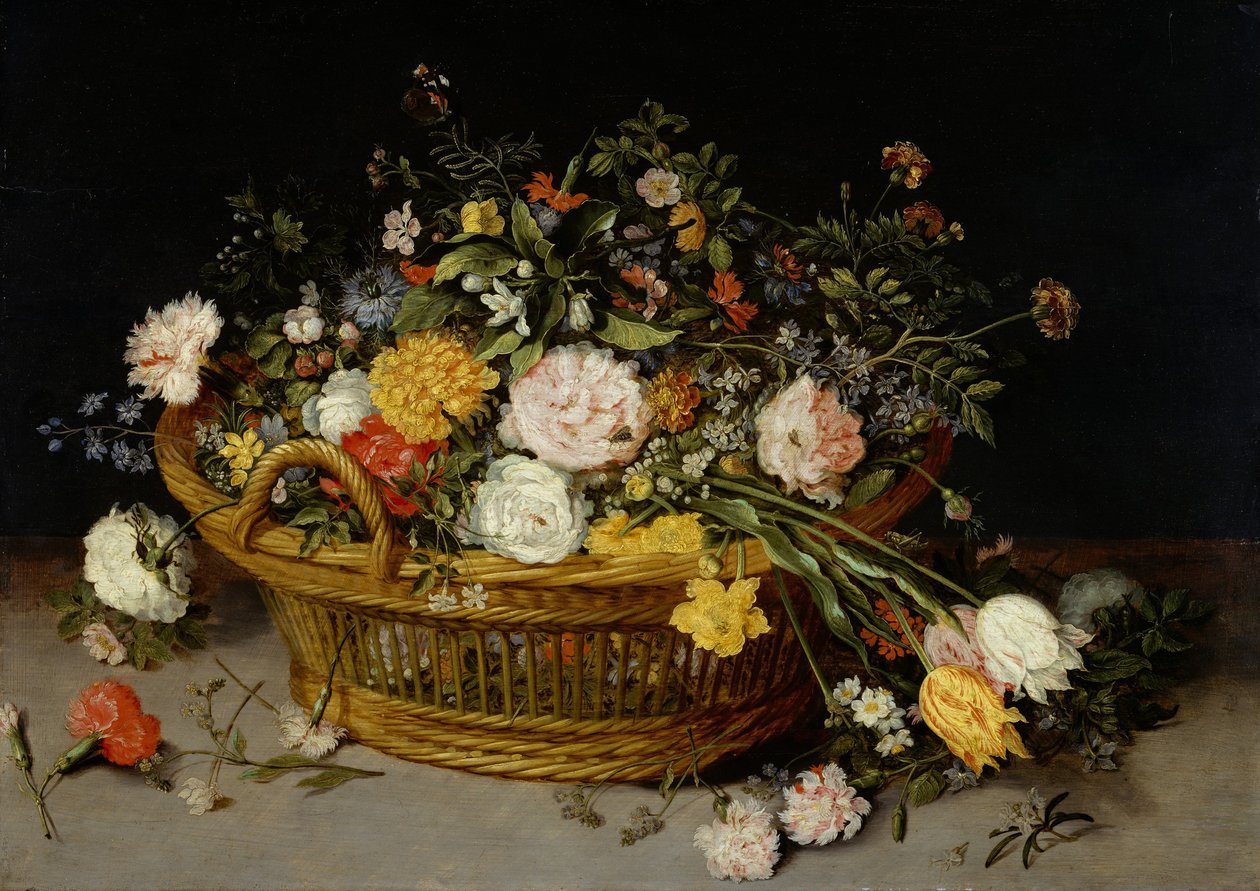 Bir Çiçek Sepeti, c.1625 by Jan Brueghel the Younger
