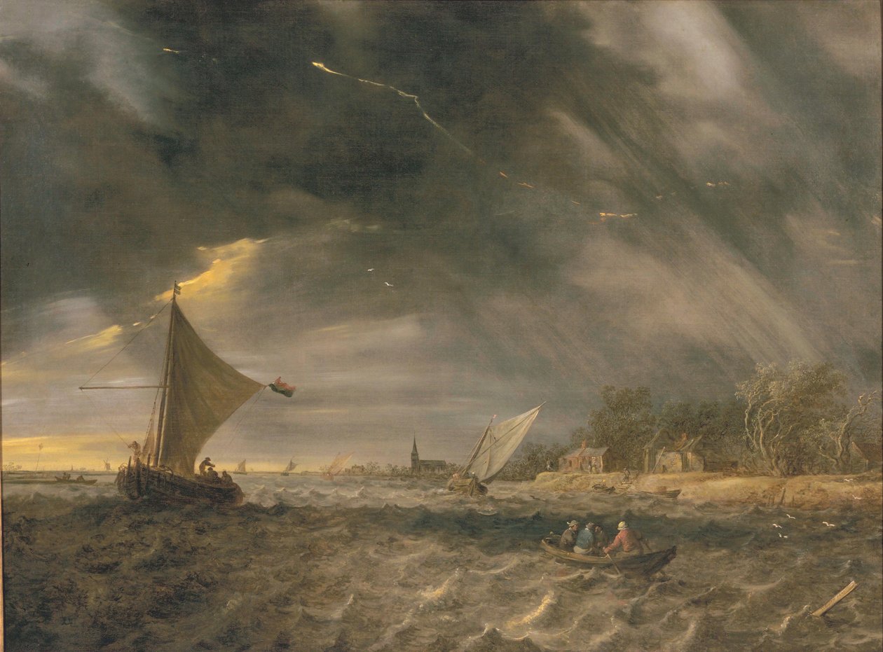 Fırtına by Jan Josephsz van Goyen
