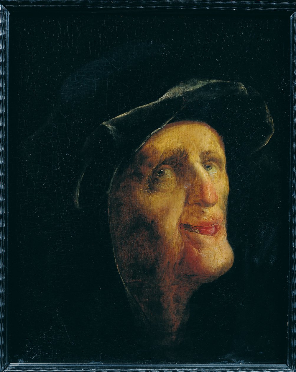 gülen bir kadın by Jan van de Venne