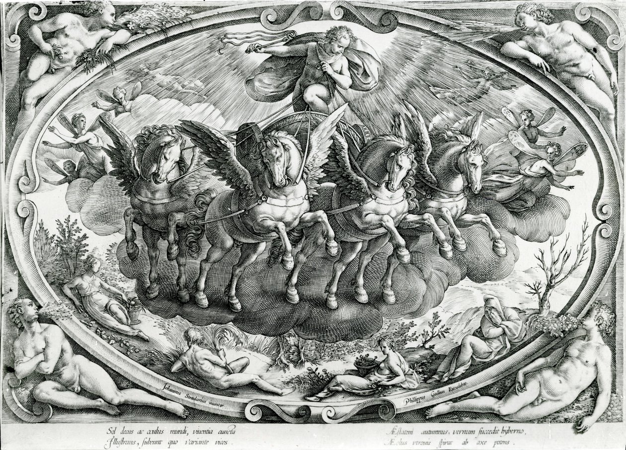 Güneş, 16. Yüzyıl by Jan van der Straet