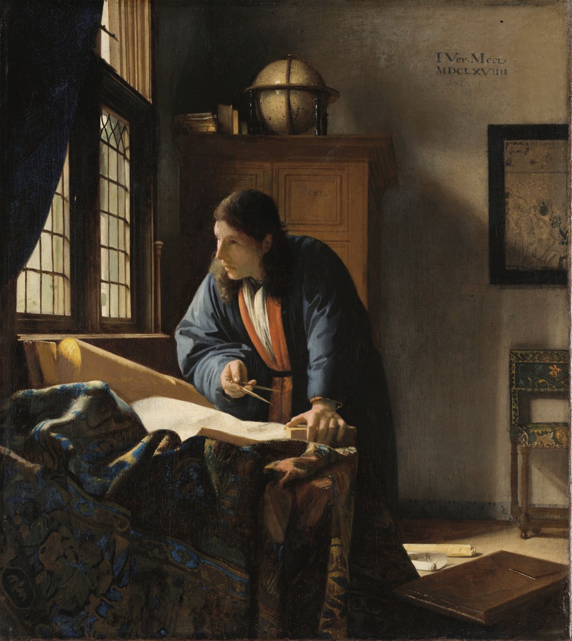 Coğrafyacı by Jan (1632 75) Vermeer