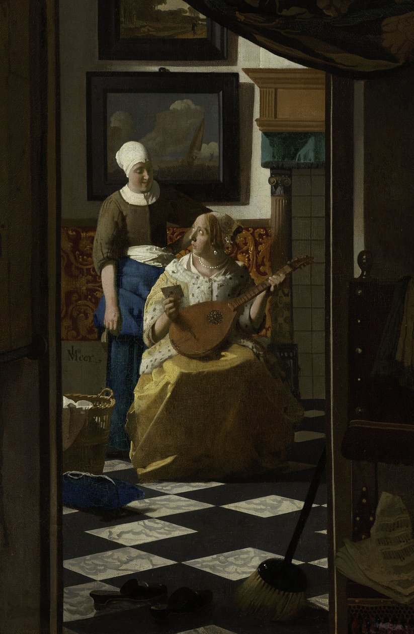 Aşk Mektubu, c.1669-70 by Jan Vermeer van Delft