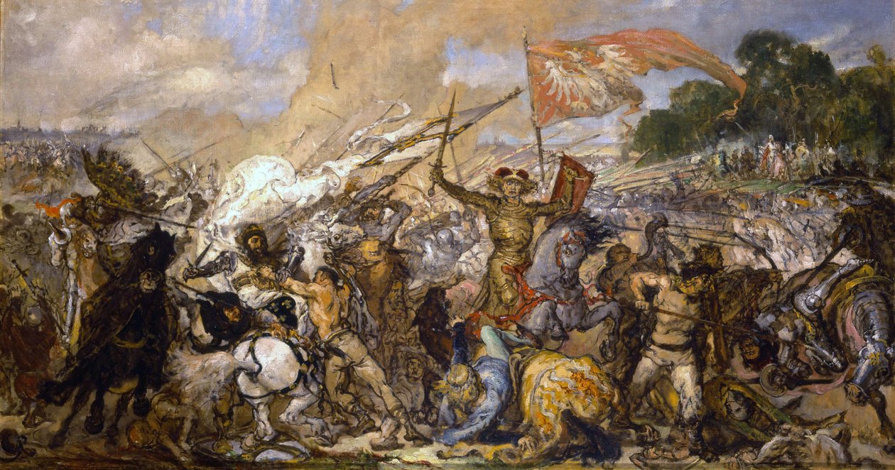 Grunwald Savaşı kroki by Jan Alojzy Matejko