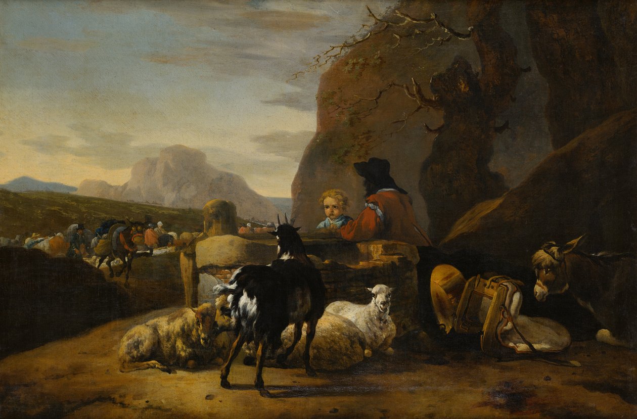ಲ್ಯಾಂಡ್ಸ್ಕೇಪ್ ಟರ್ಕಿ by Jan Baptist Weenix