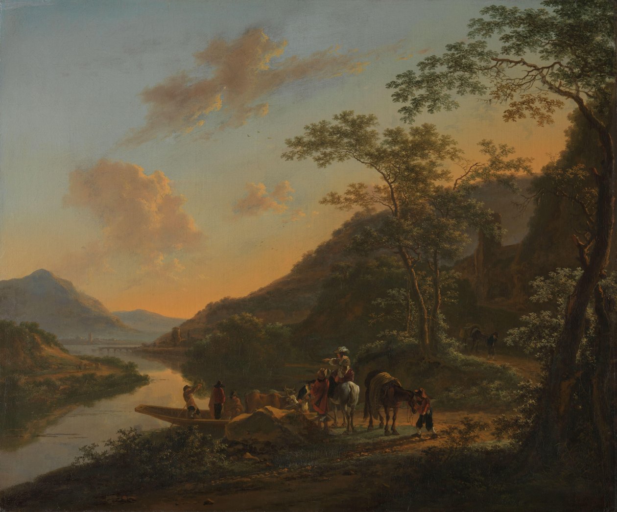 Feribot ile İtalyan Manzarası by Jan Both