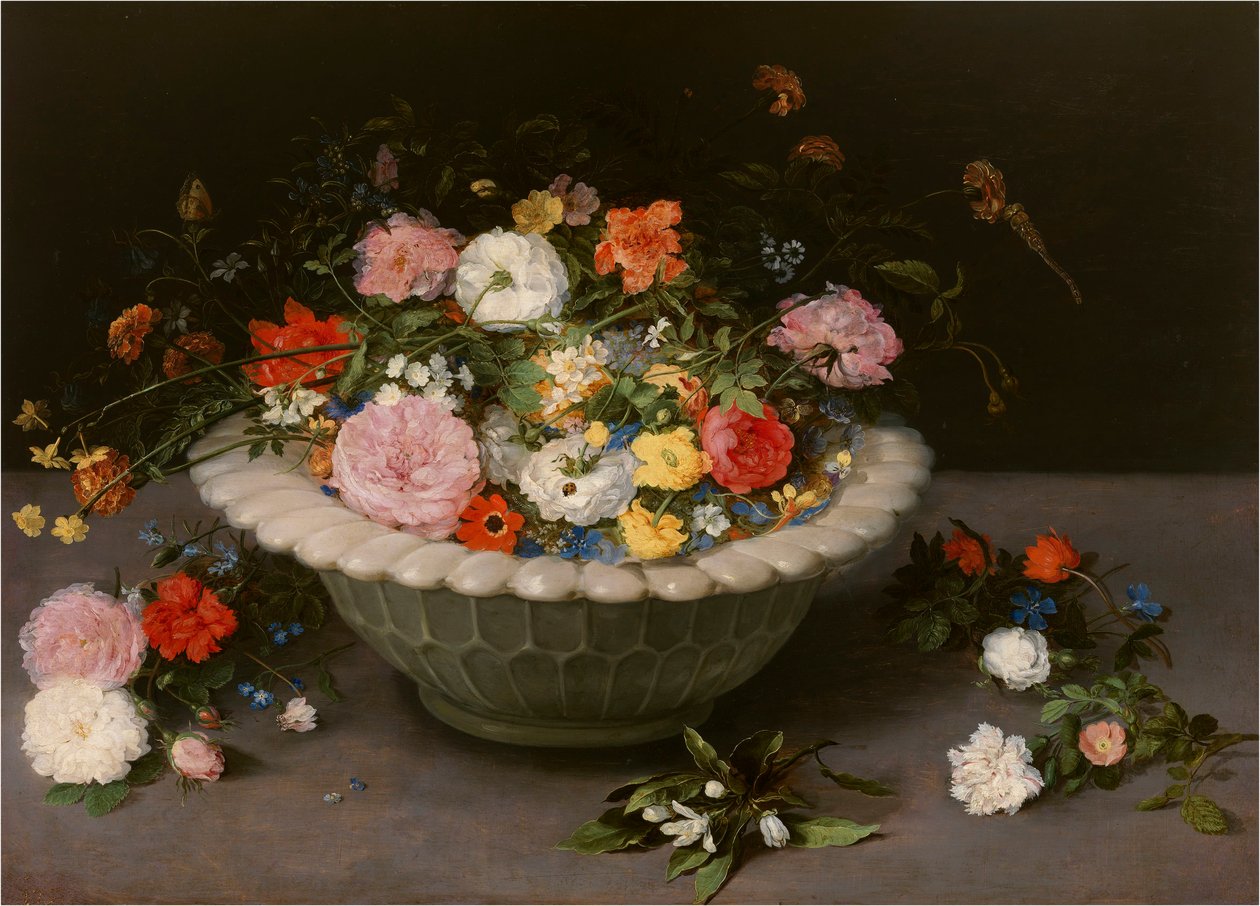 Çiçek vazosu, 1615. by Jan Brueghel the Elder